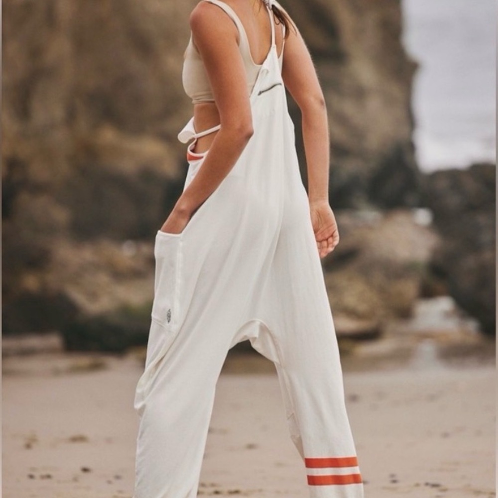 Free People Movement 🍊Orange Crush Hot shot Onezie. RARE 💎 EUC medium - Picture 3 of 7